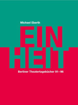 cover image of Einheit